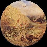 William Dexter Wheatfield with bird-s nest France oil painting artist